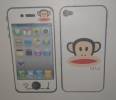 Screen Protector for Iphone 4 & 4S & 5 Screen Protector skin guard Paul Frank white (OEM)